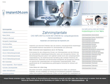 Tablet Screenshot of implant24.com